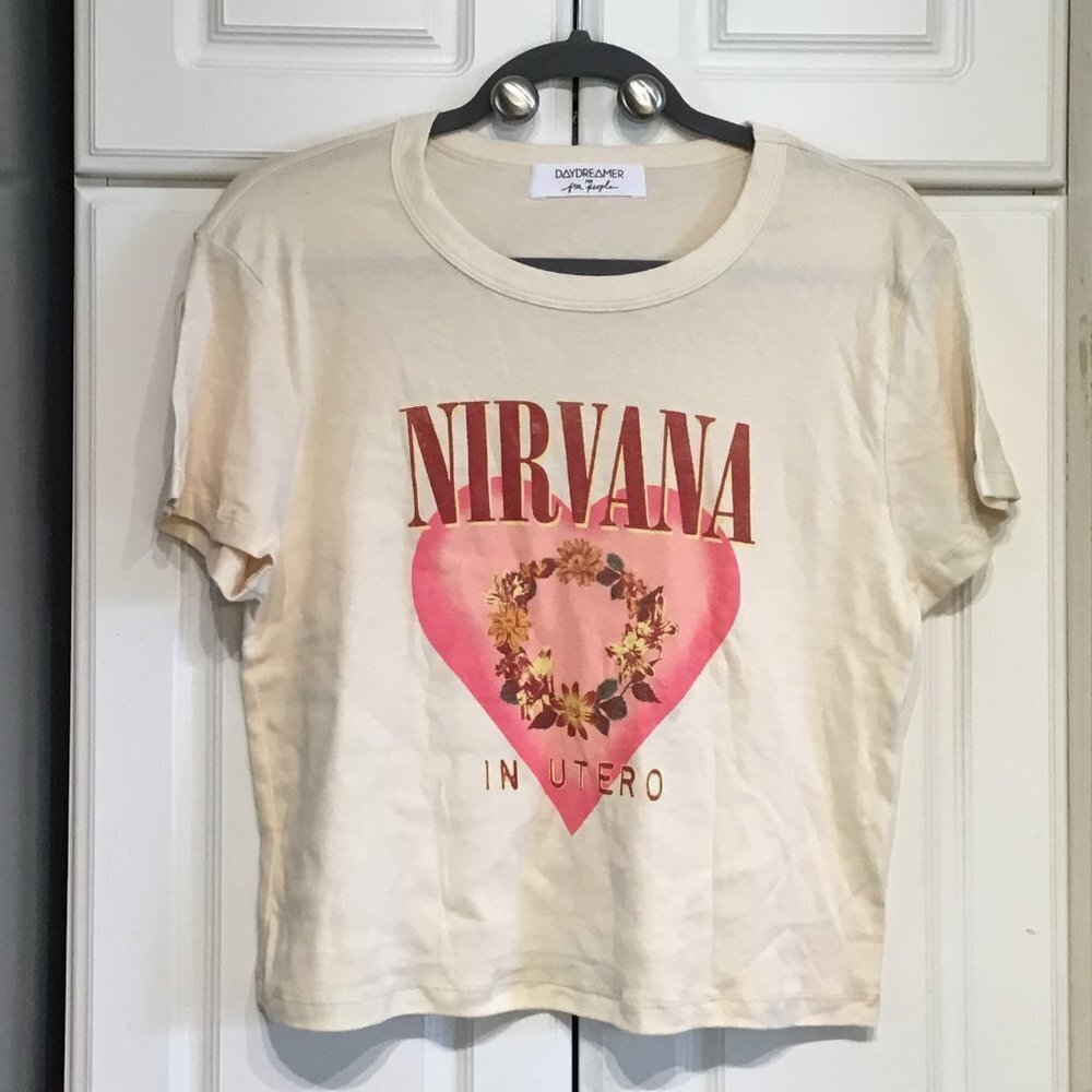 Daydreamer for Free People Nirvana "in utero" Band Tee